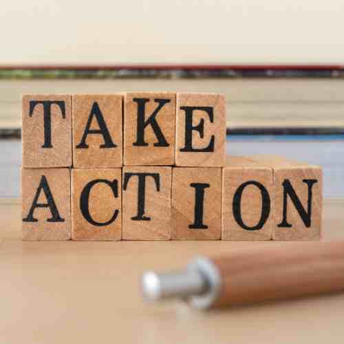 Icon presentation for May: Take Action